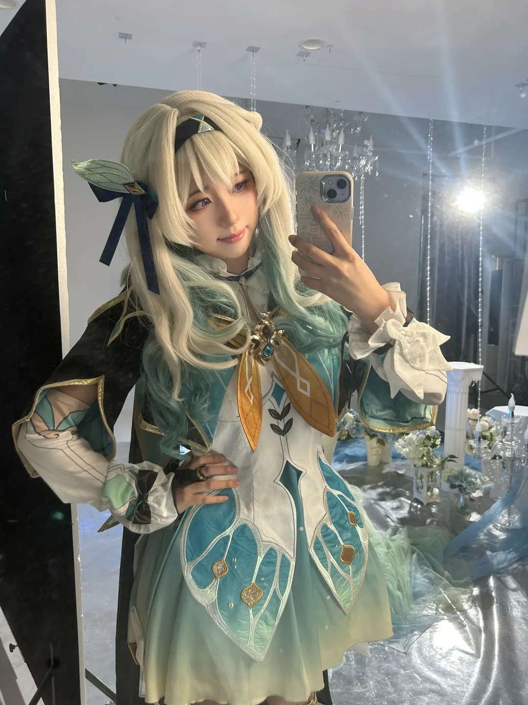【流萤cos】崩坏星穹铁道，对镜自拍记录穿搭与细节 - 第 2 张