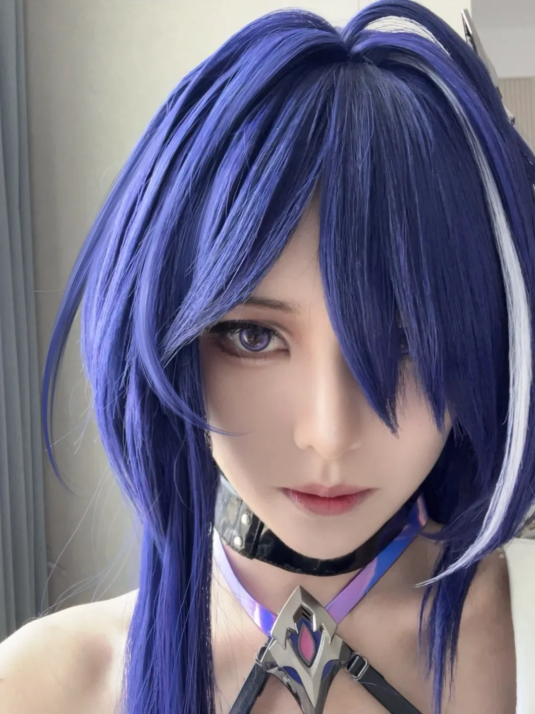 【黄泉cos】崩坏星穹铁道蓝紫色长发角色还原记录 - 第 1 张