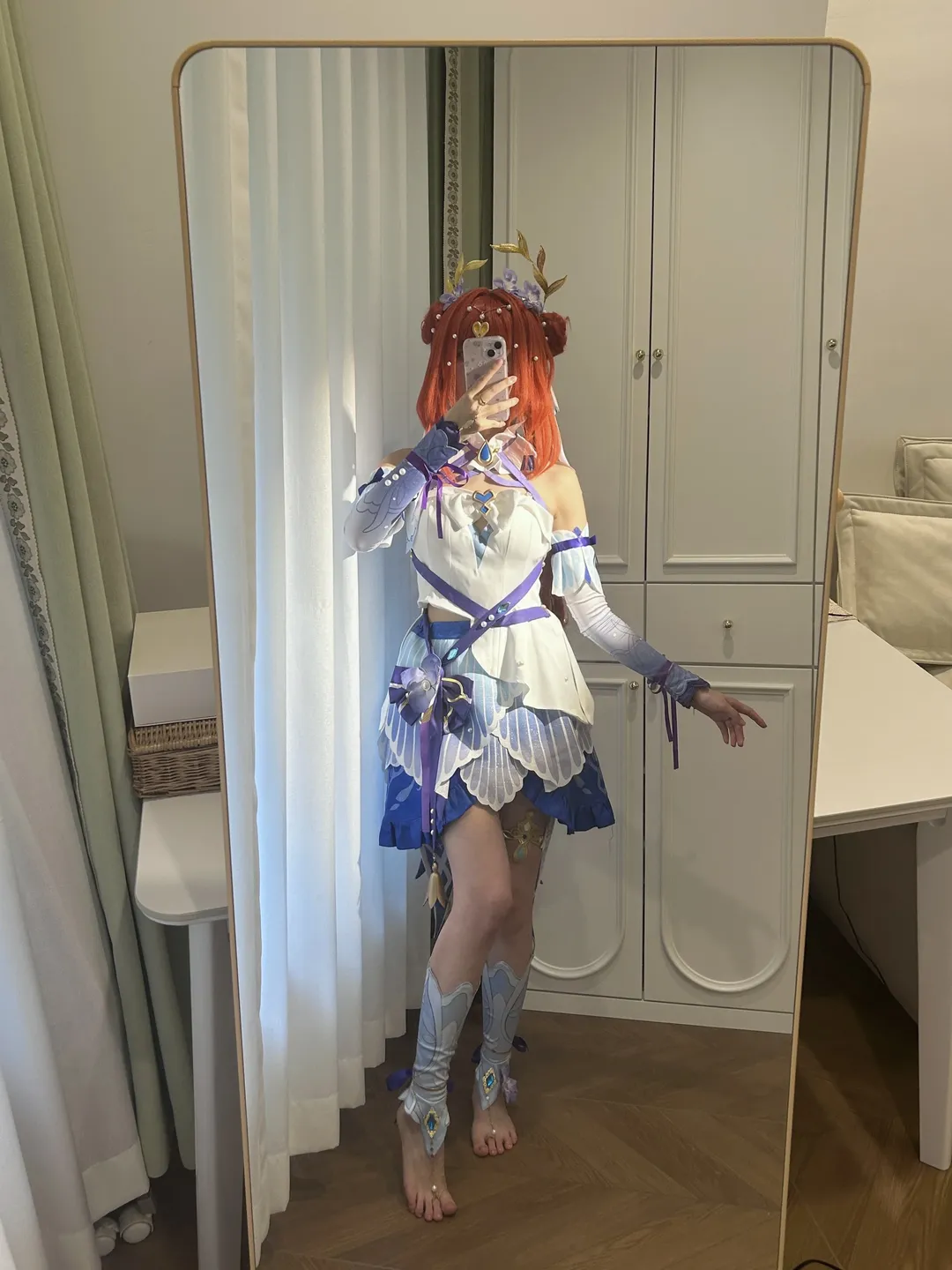 【妮露cos】和浪花共舞吧，须弥舞者线下还原