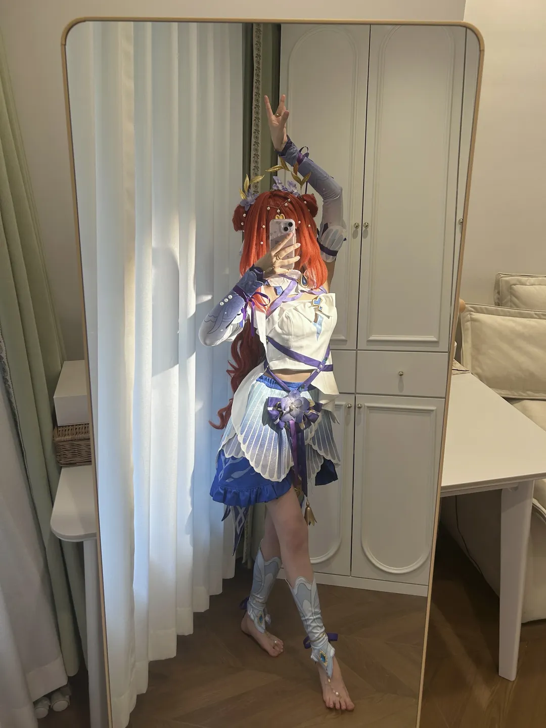 【妮露cos】和浪花共舞吧，须弥舞者线下还原 - 第 2 张