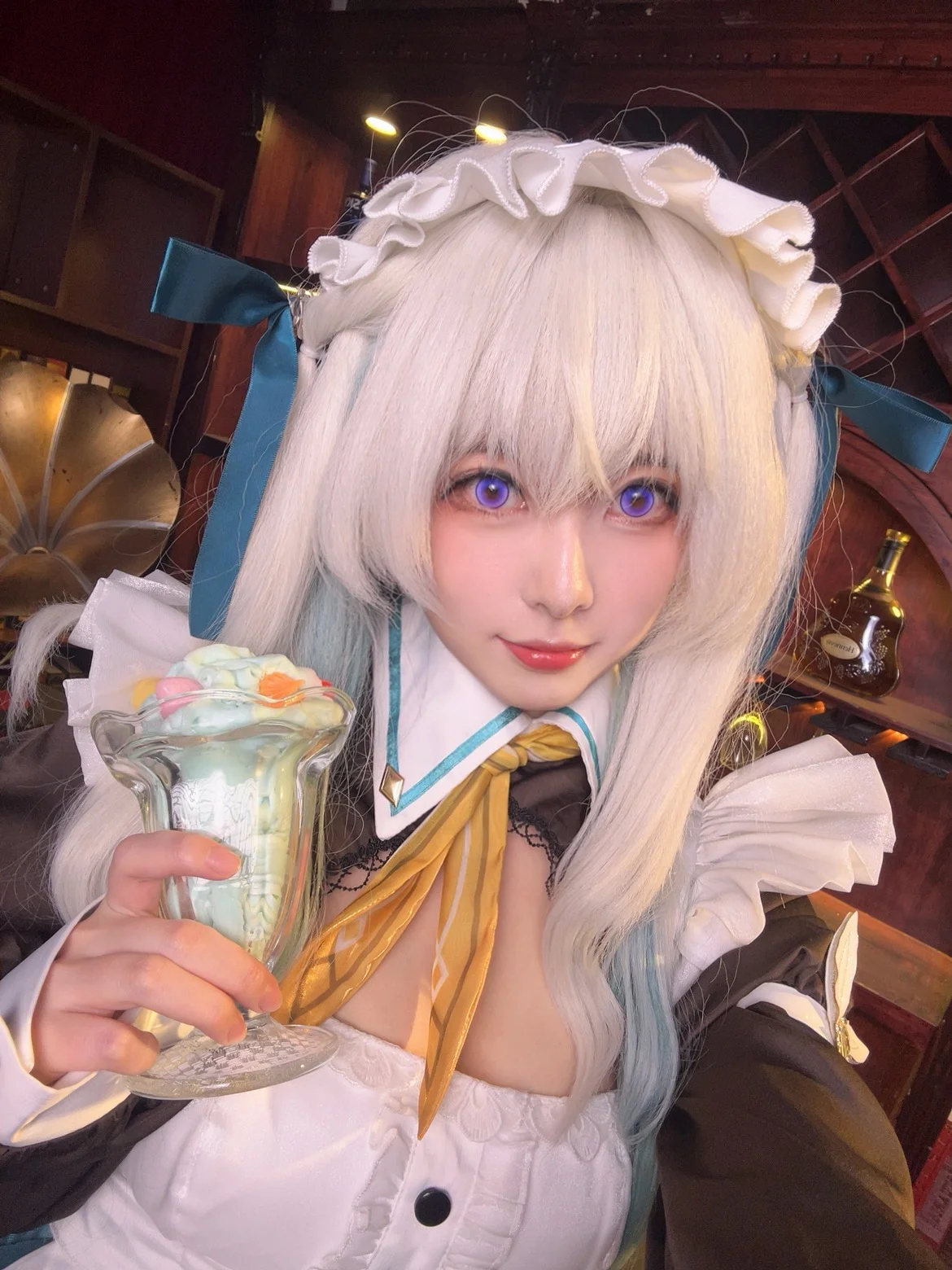 【流萤cos】崩坏星穹铁道女仆装，忘带发带的意外营业 - 第 2 张
