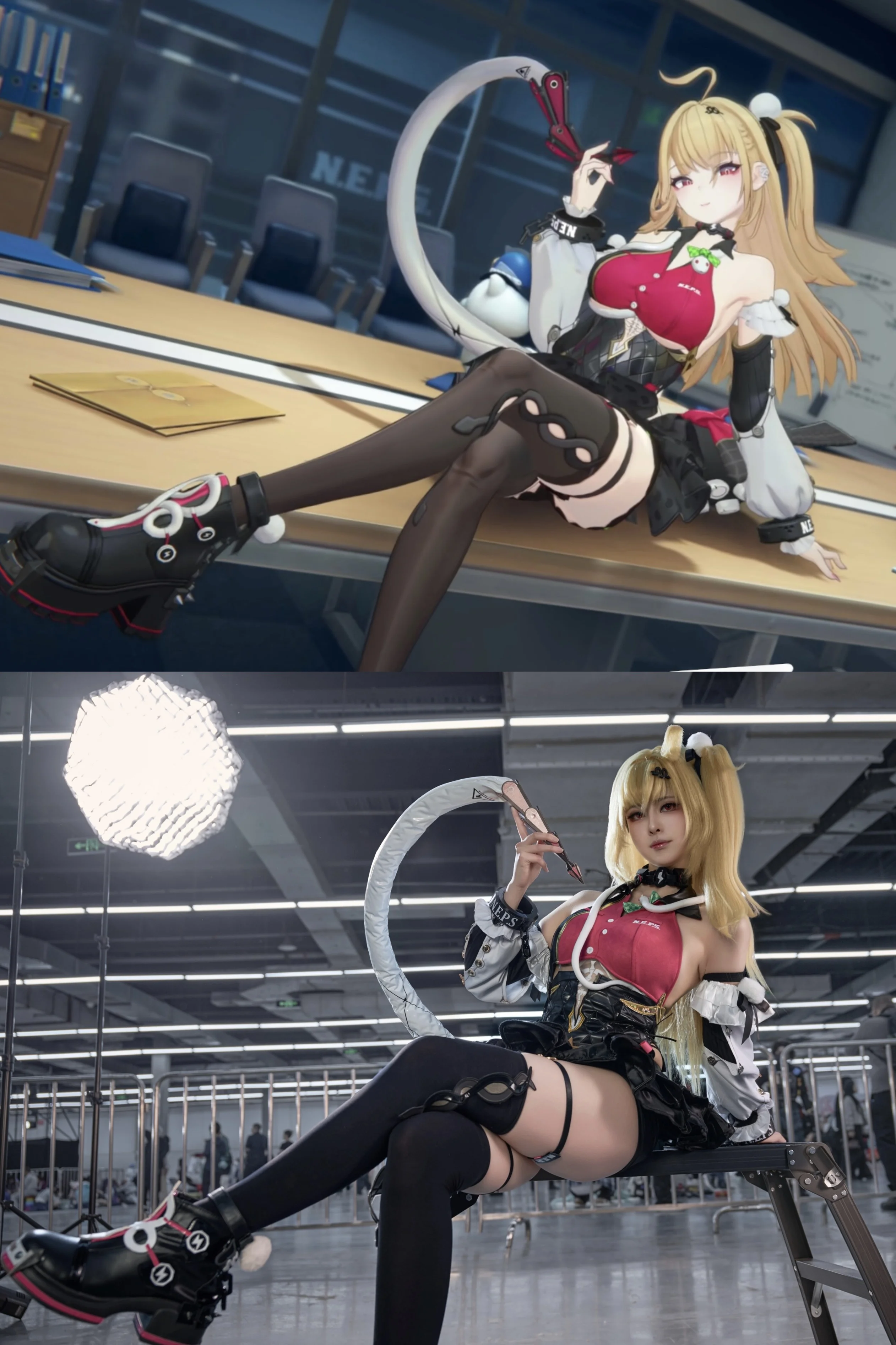 【希希芙cos】绝区零场照还原与现场花絮 - 第 1 张
