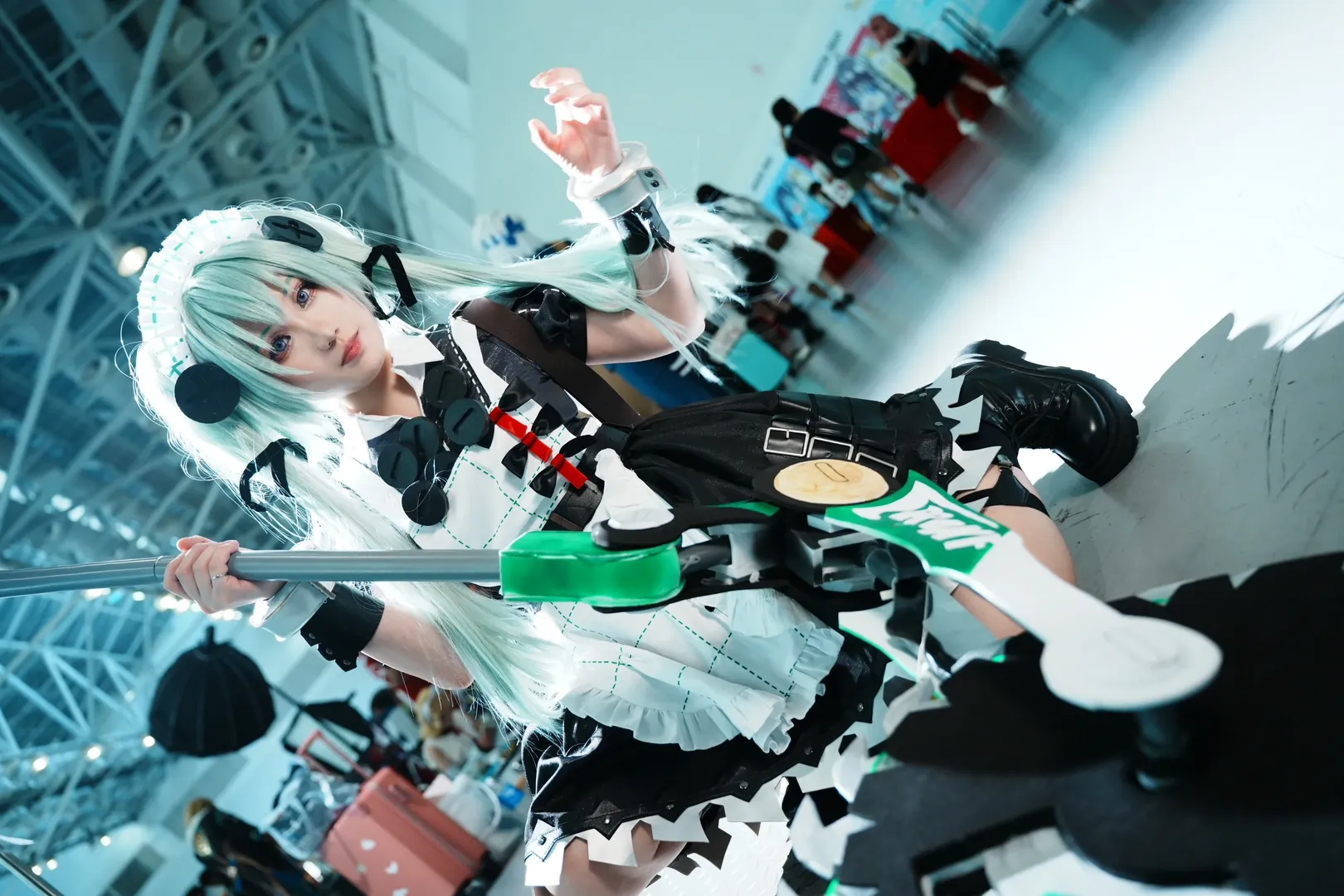【Corin Wickes cosplay】Zenless Zone Zero: Chainsaw Housekeeping Maid Convention Combat Field Sharing - Image 10