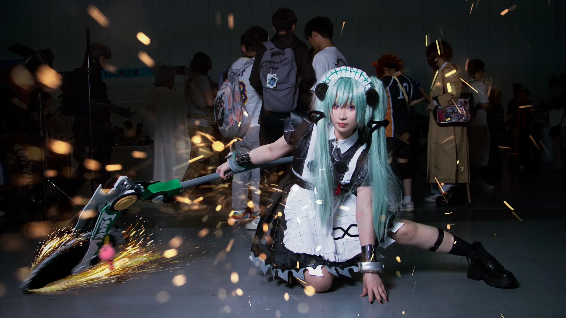 【Corin Wickes cosplay】Zenless Zone Zero: Chainsaw Housekeeping Maid Convention Combat Field Sharing - Image 4