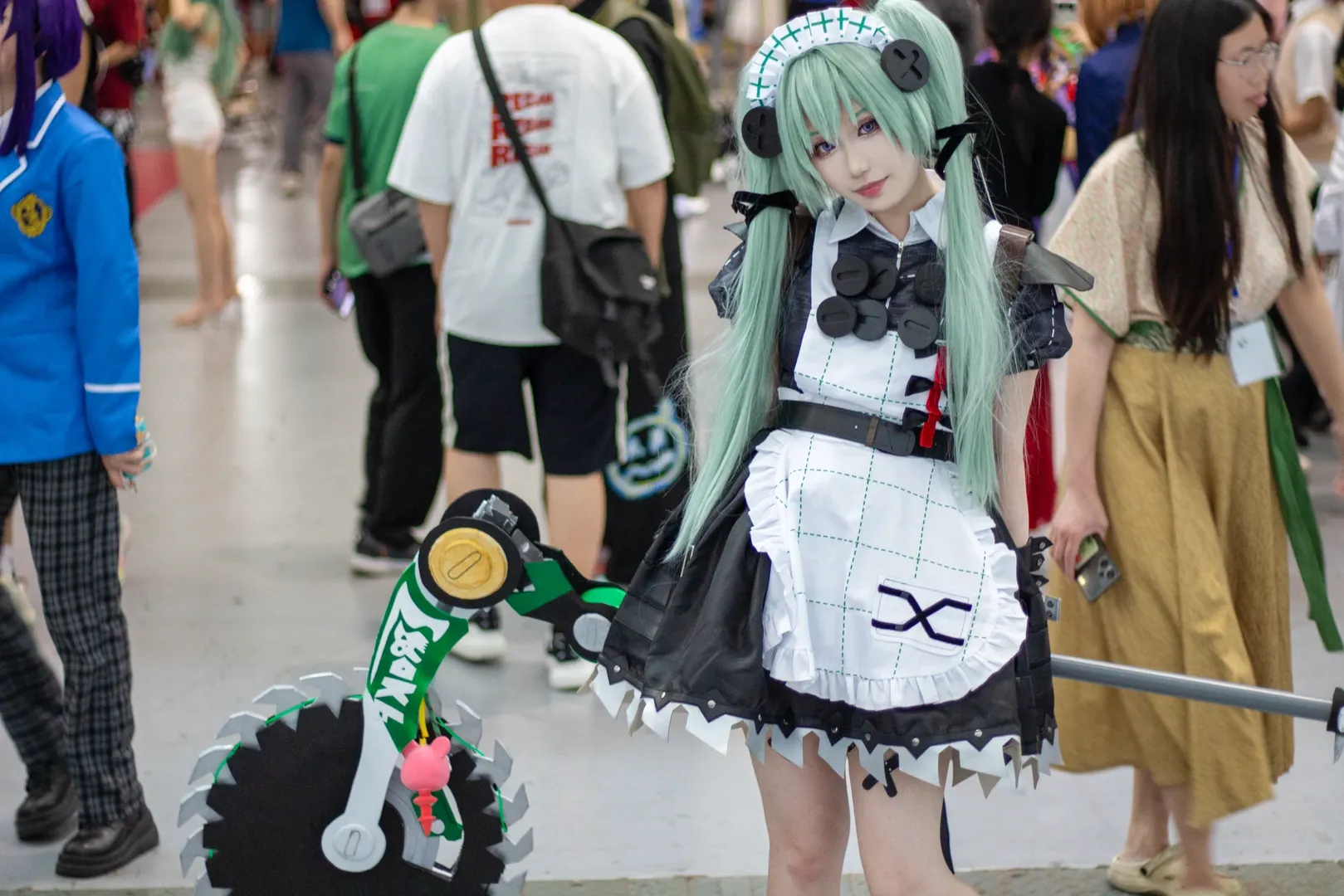 【Corin Wickes cosplay】Zenless Zone Zero: Chainsaw Housekeeping Maid Convention Combat Field Sharing - Image 9