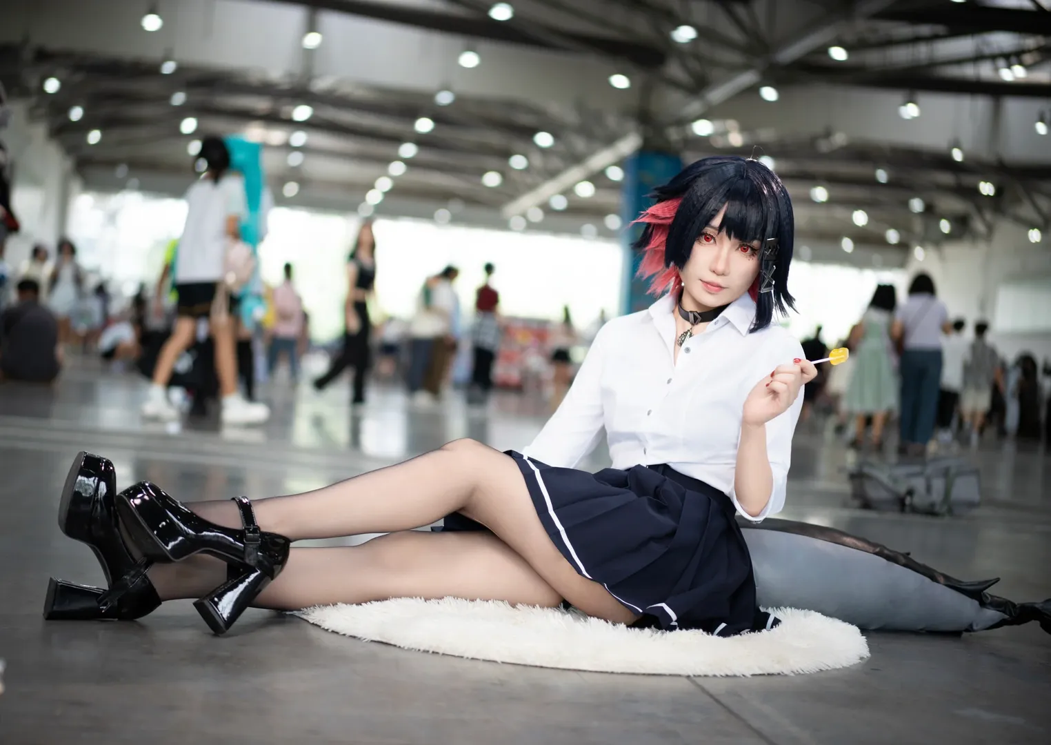 【エレン・ジョー コスプレ】『ゼンレスゾーンゼロ』サメちゃんのイベント日常、ロリポップ1本ですべての悩みを解決！ - 4 枚目