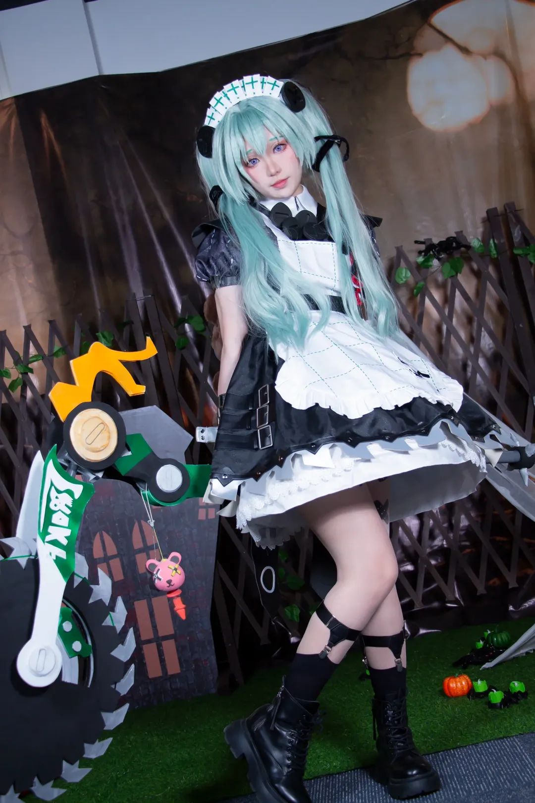 [カリン コスプレ] ゼンレスゾーンゼロ メイドのイベント円のこぎり実録 - 4 枚目
