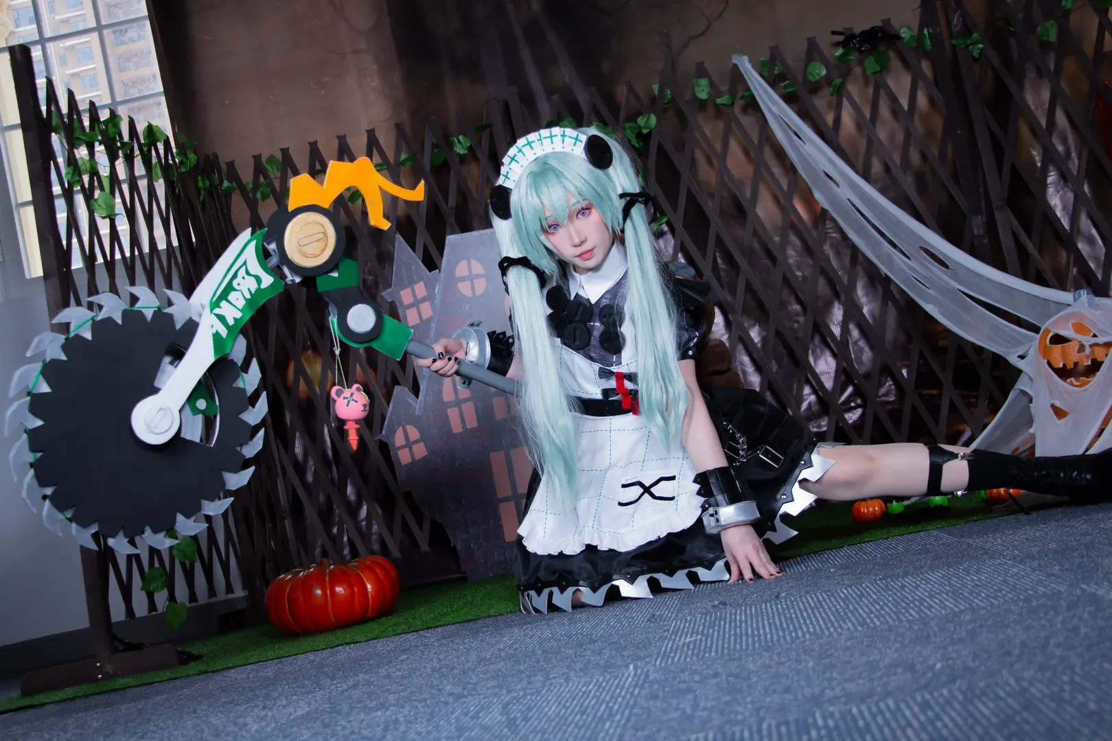 [カリン コスプレ] ゼンレスゾーンゼロ メイドのイベント円のこぎり実録 - 5 枚目