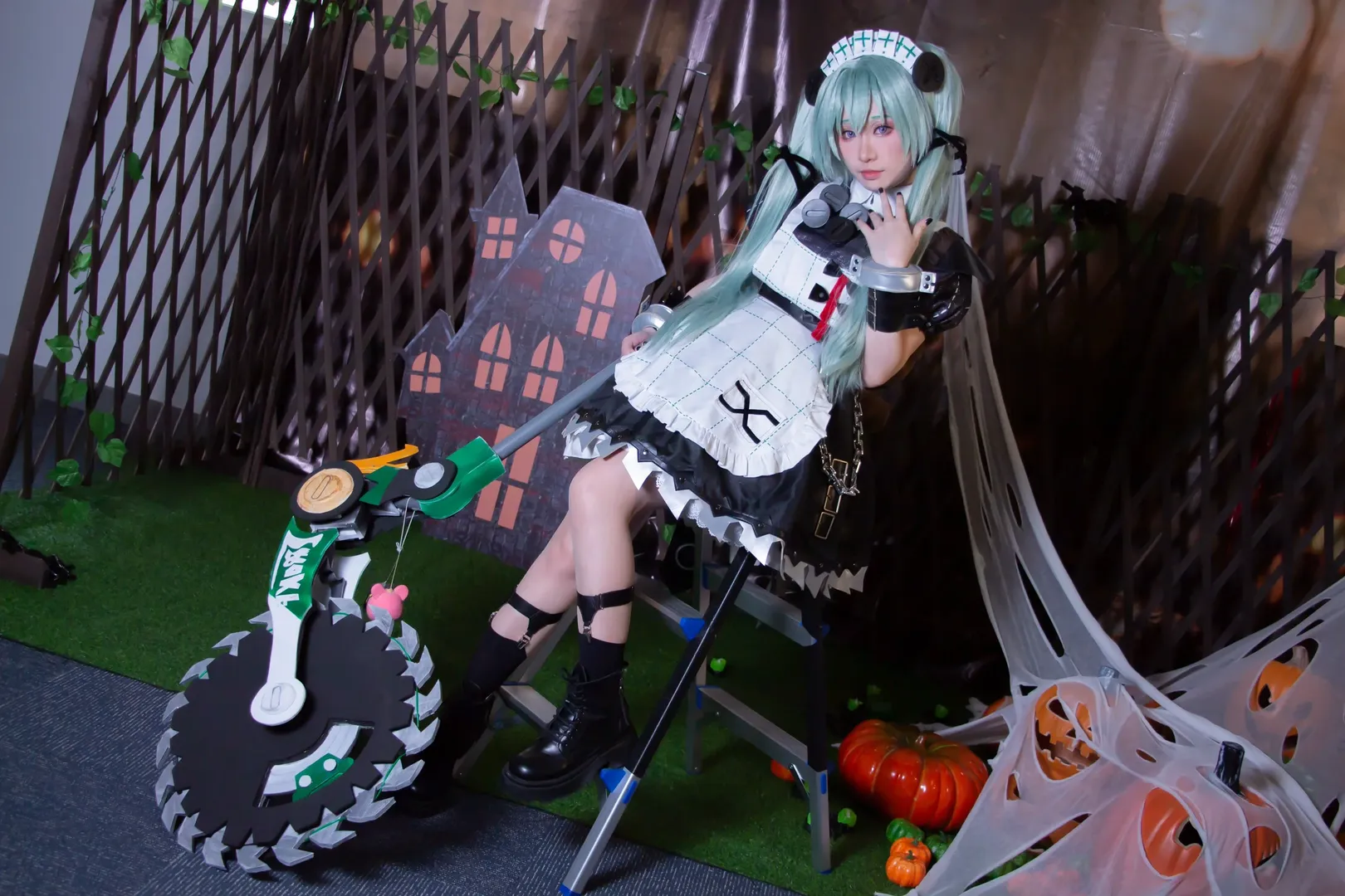 [カリン コスプレ] ゼンレスゾーンゼロ メイドのイベント円のこぎり実録 - 8 枚目