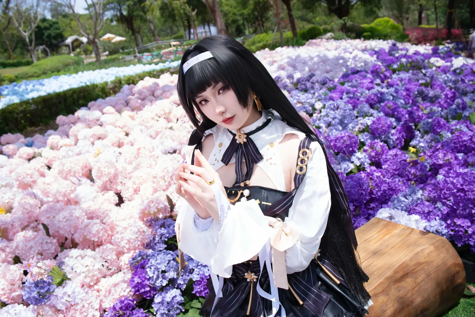 【アストラ・ヤオコスプレ】紫陽花の海で解き放つ不思議な魔法 - 2 枚目
