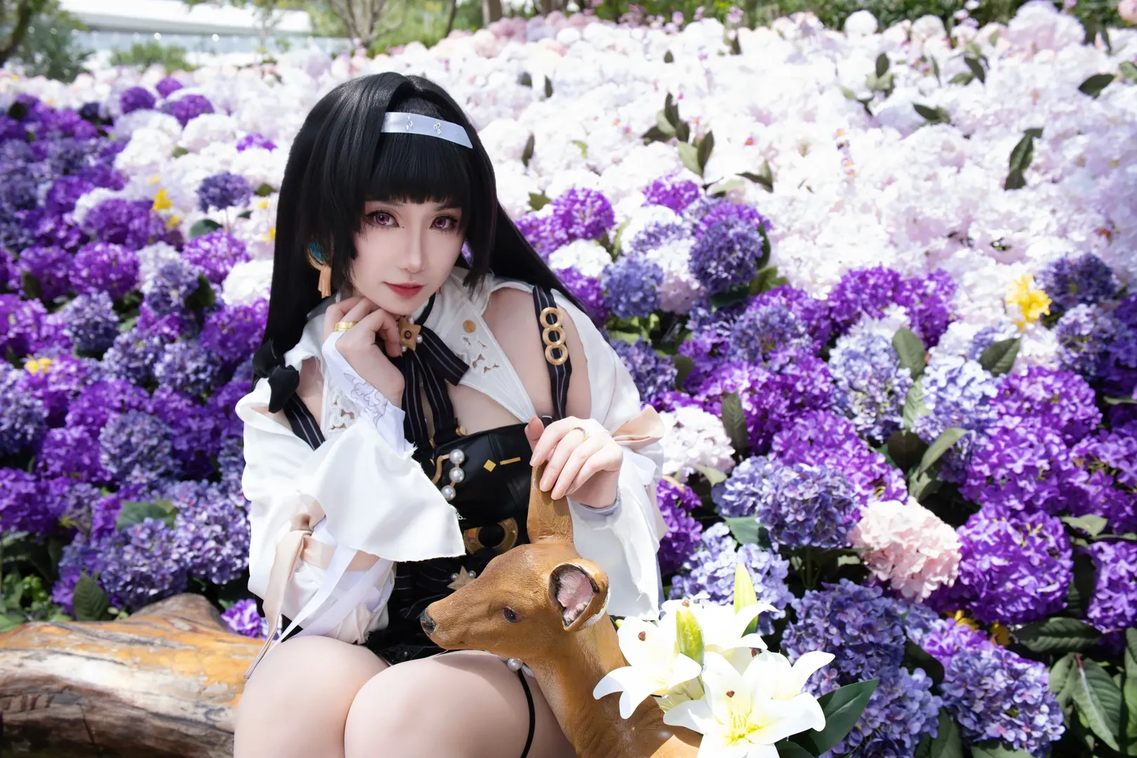 【アストラ・ヤオコスプレ】紫陽花の海で解き放つ不思議な魔法 - 3 枚目