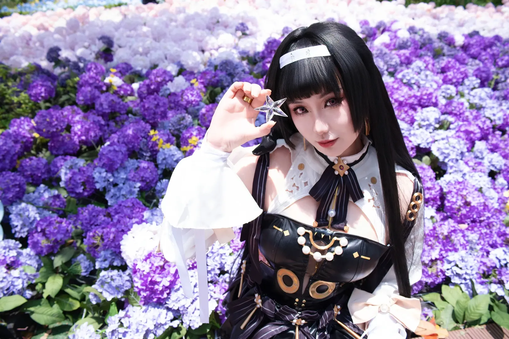 【アストラ・ヤオコスプレ】紫陽花の海で解き放つ不思議な魔法 - 4 枚目