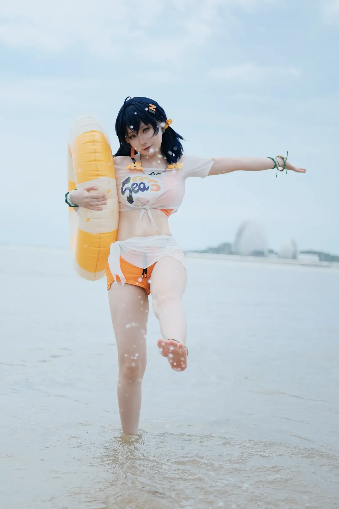 【铃cos】绝区零夏日海边的元气一瞬