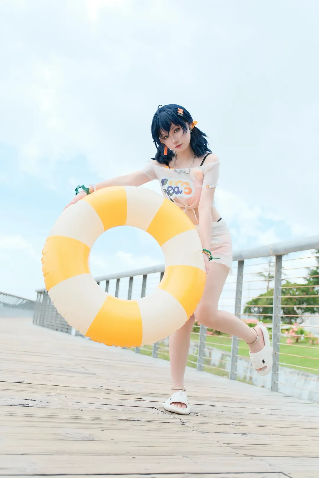 【法厄同cos】绝区零夏日泳装海滩拍摄全记录 - 第 2 张