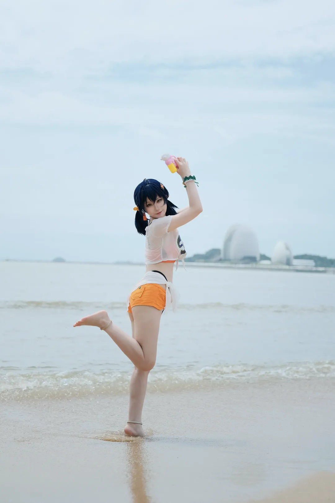 【法厄同cos】绝区零夏日泳装海滩拍摄全记录 - 第 3 张