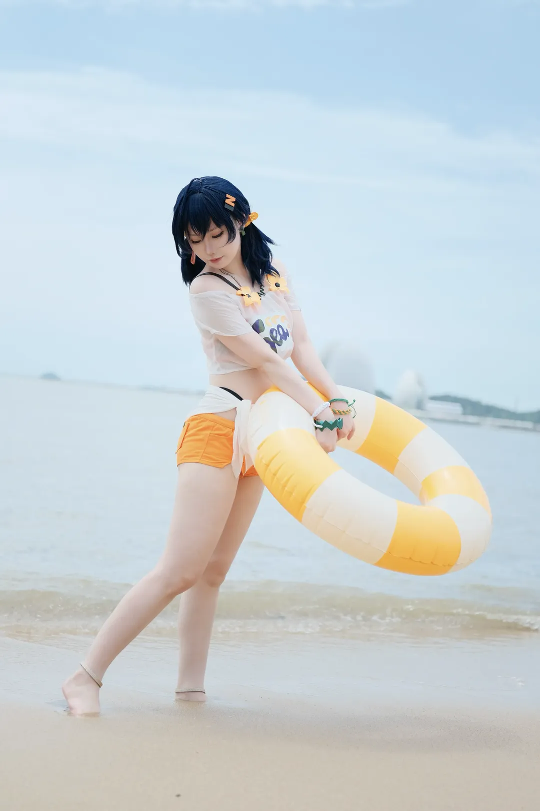 【法厄同cos】绝区零夏日泳装海滩拍摄全记录 - 第 4 张