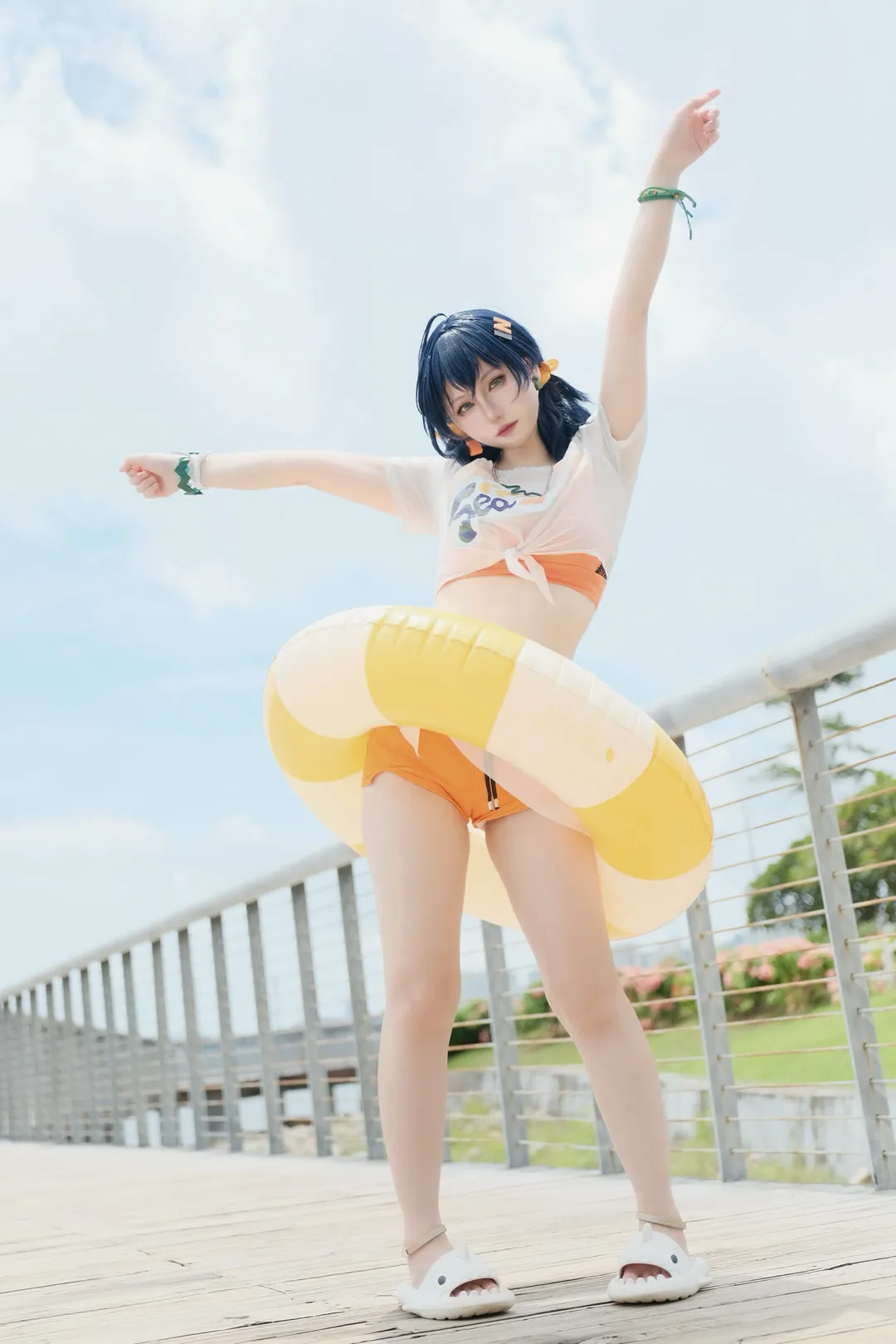 【法厄同cos】绝区零夏日泳装海滩拍摄全记录 - 第 6 张