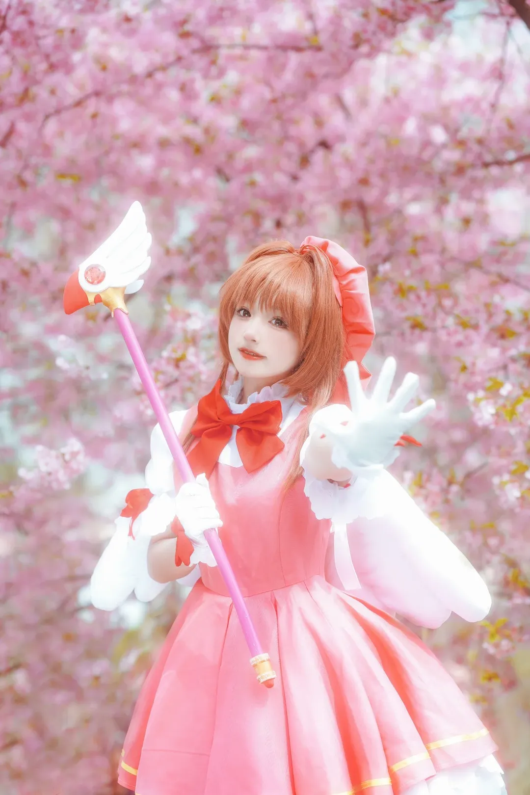 【Sakura cosplay】Fulfilling My Cardcaptor Sakura Dream Under the Cherry Blossoms - Image 1