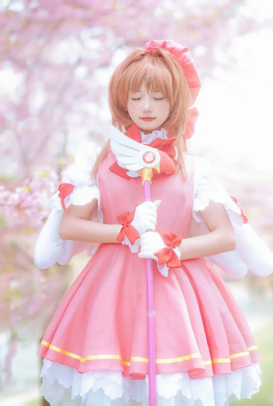 【Sakura cosplay】Fulfilling My Cardcaptor Sakura Dream Under the Cherry Blossoms - Image 11