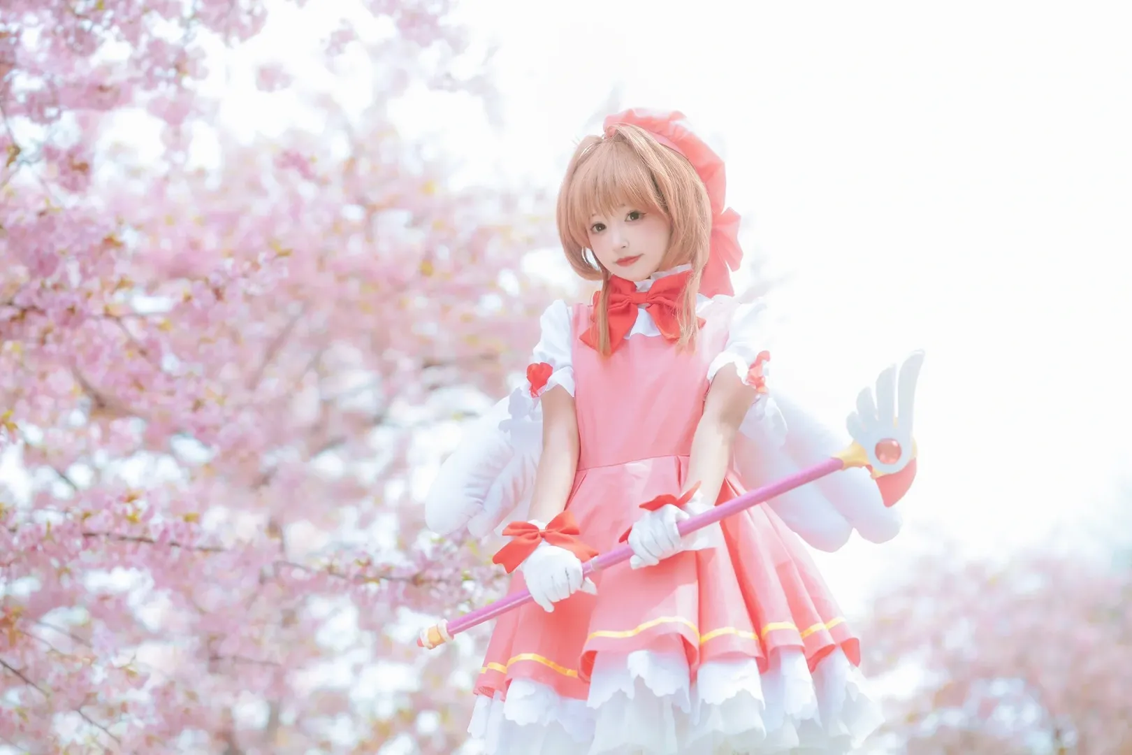 【Sakura cosplay】Fulfilling My Cardcaptor Sakura Dream Under the Cherry Blossoms - Image 5
