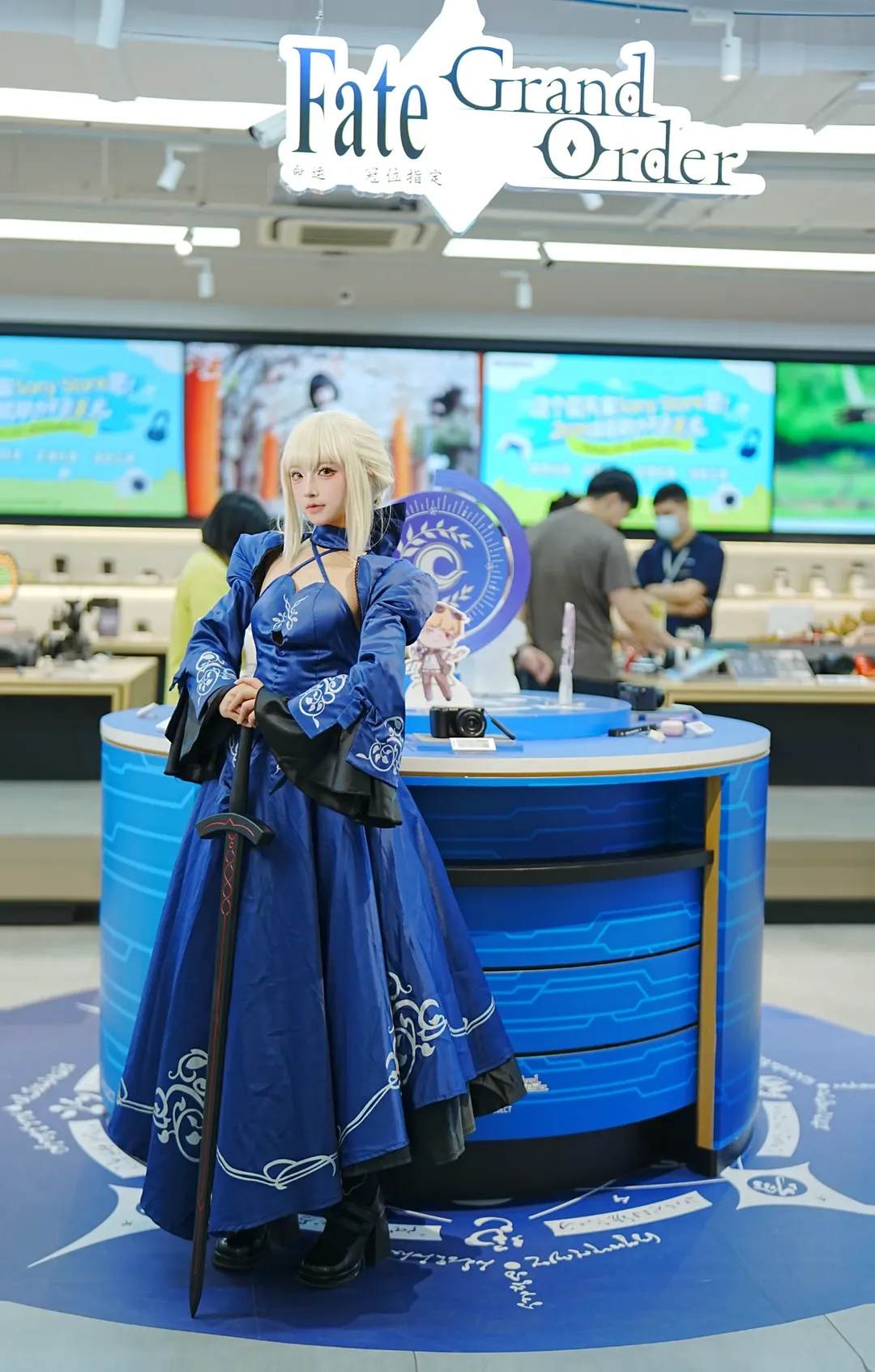 【黑呆cos】FGO索尼联动探店，体验全新装备 - 第 4 张