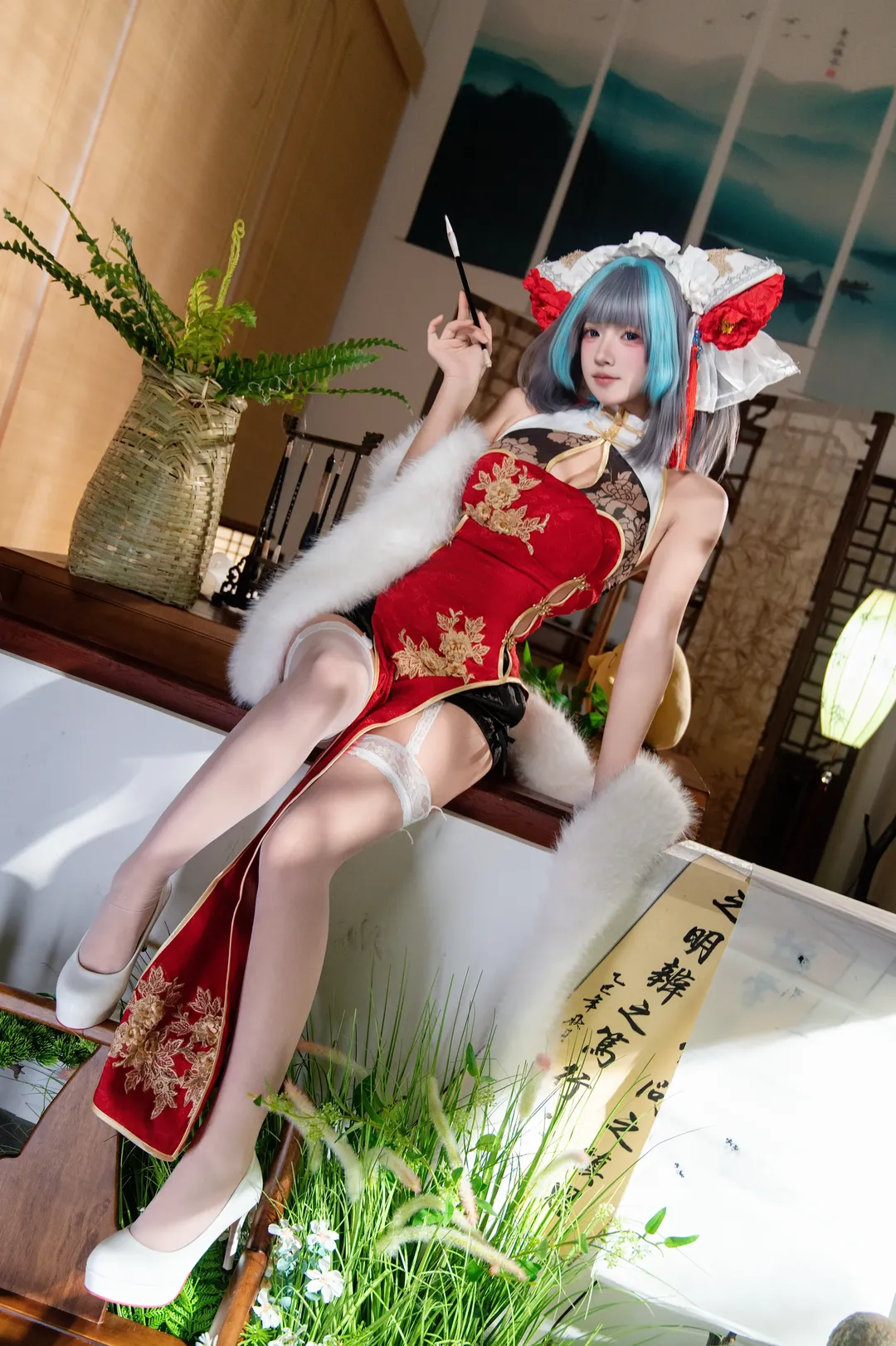 【柴郡cos】碧蓝航线新春旗袍造型 - 第 2 张