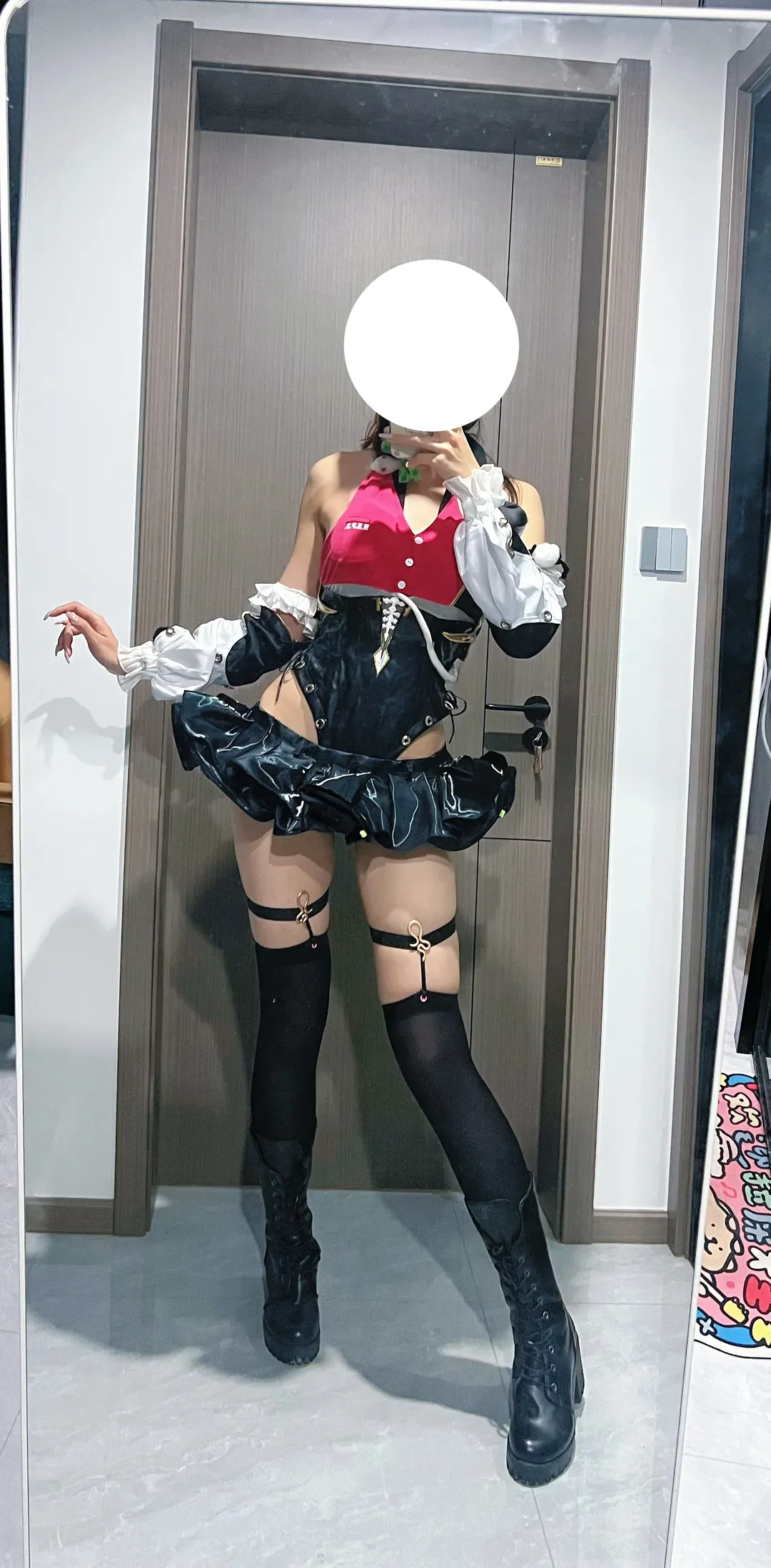 【希希芙cos】绝区零试衣之旅，黑红搭配经典又利落