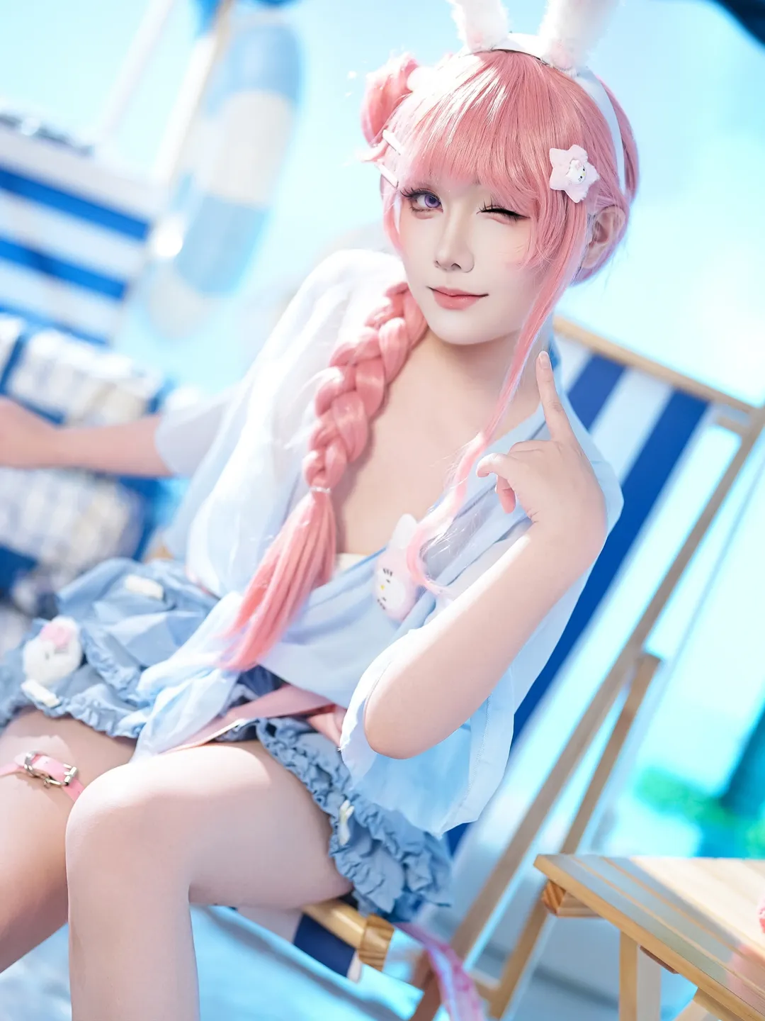 【公孫離cos】王者榮耀HelloKitty星元夏日穿搭分享 - 第 1 張