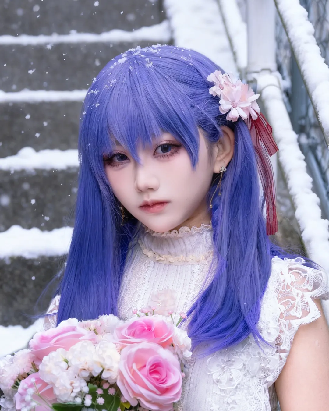 【间桐樱cos】冬雪中的祝福，Fate/stay night的记忆与愿望