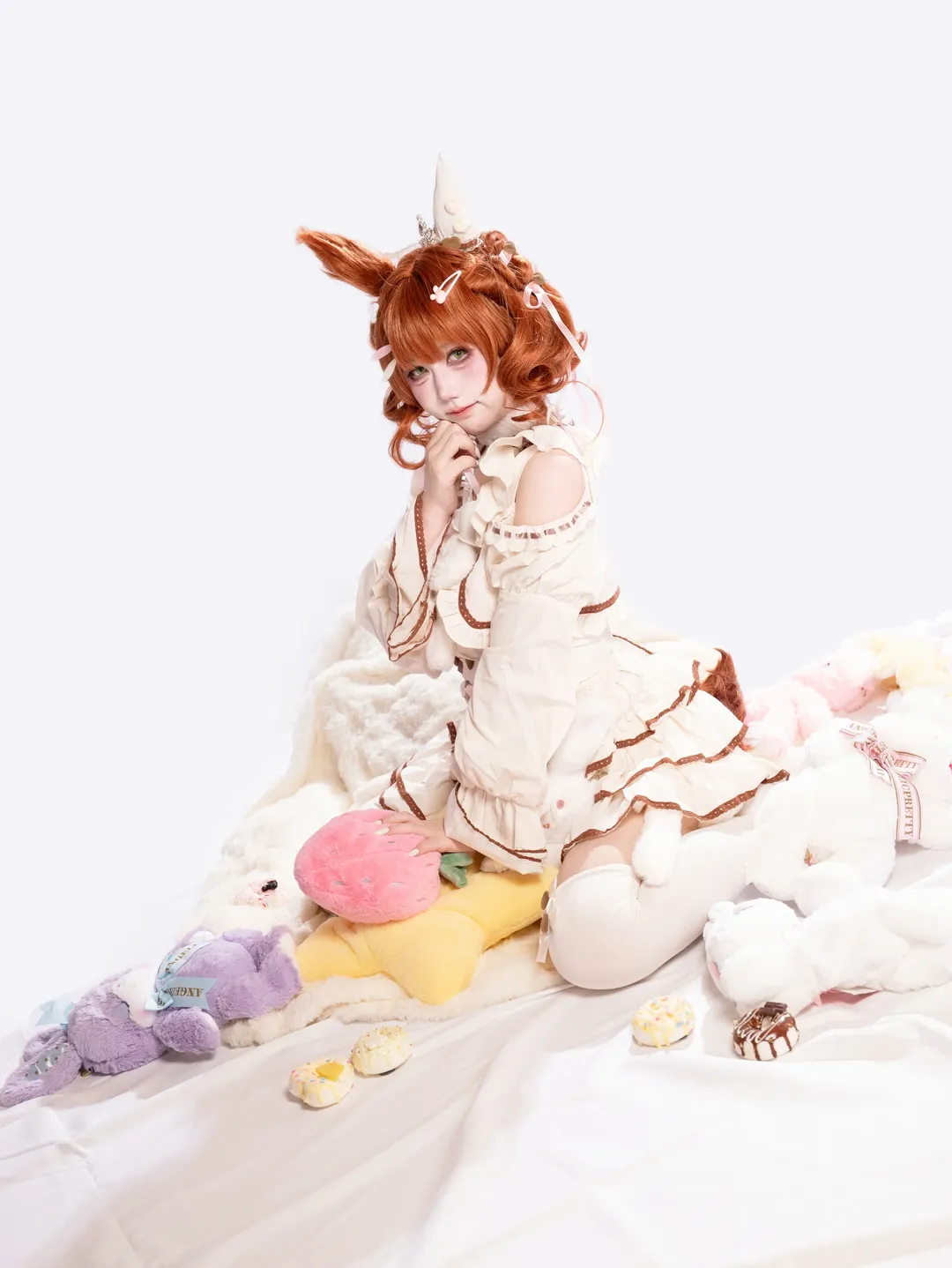 【真弓快车cos】赛马娘里的俏皮担当，纯白蓬蓬裙下的小确幸
