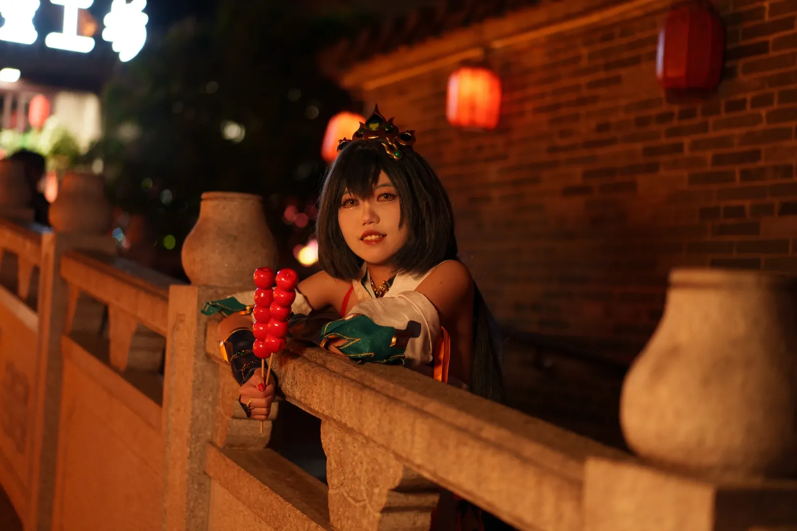 【云璃cos】崩坏星穹铁道的剑客，手里的琼实鸟串才是灵魂