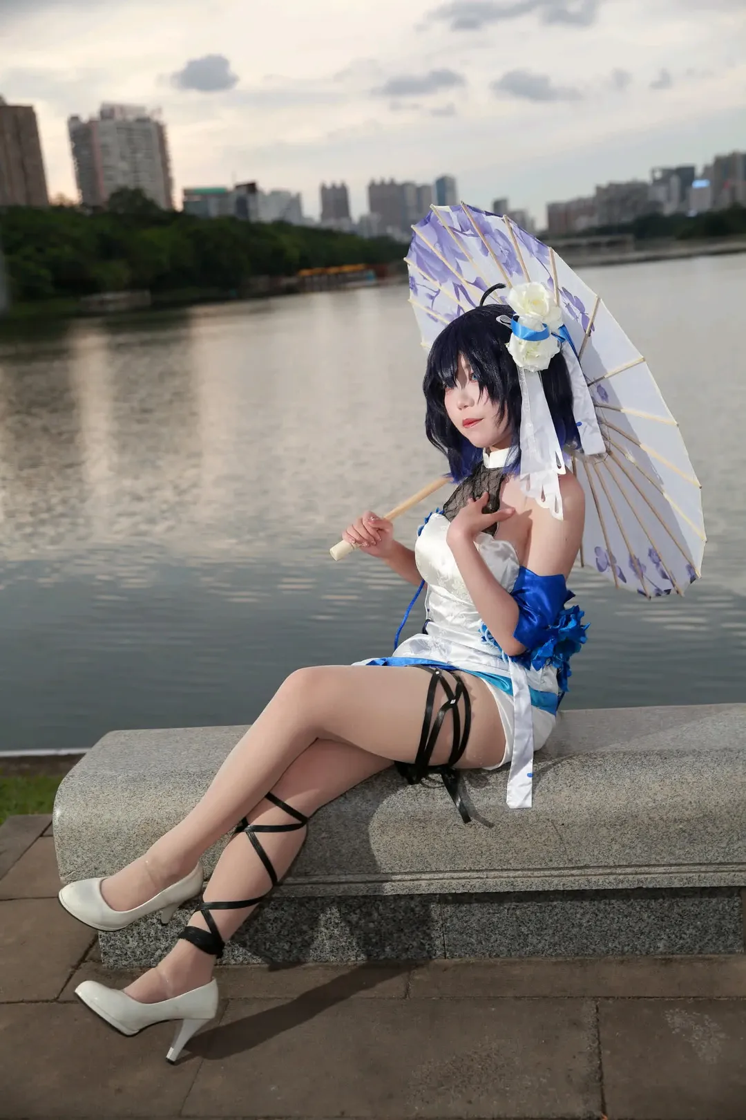【Honkai Impact 3rd Seele Cosplay】Mirrored Flourishes Cheongsam Look: Outdoor Cosplay Shoot Record - Image 1