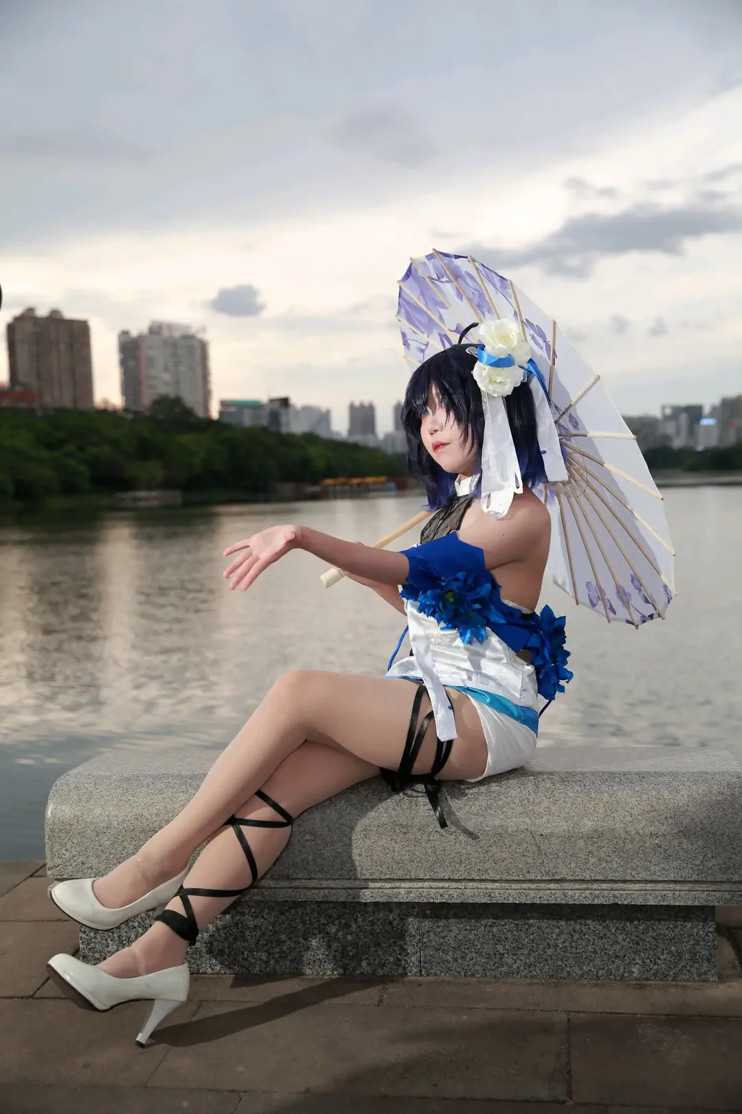 【Honkai Impact 3rd Seele Cosplay】Mirrored Flourishes Cheongsam Look: Outdoor Cosplay Shoot Record - Image 2