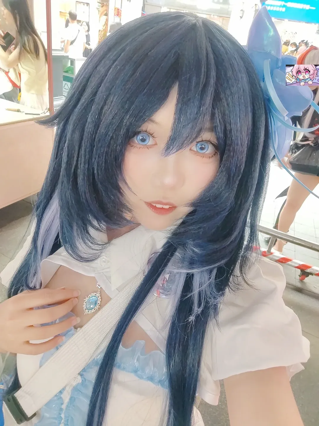 【希儿芙乐艾cos】崩坏三悠游夏日，白希的定妆细节全记录 - 第 7 张