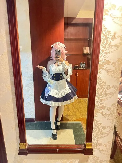 【爱莉希雅cos】崩坏三女仆装造型分享