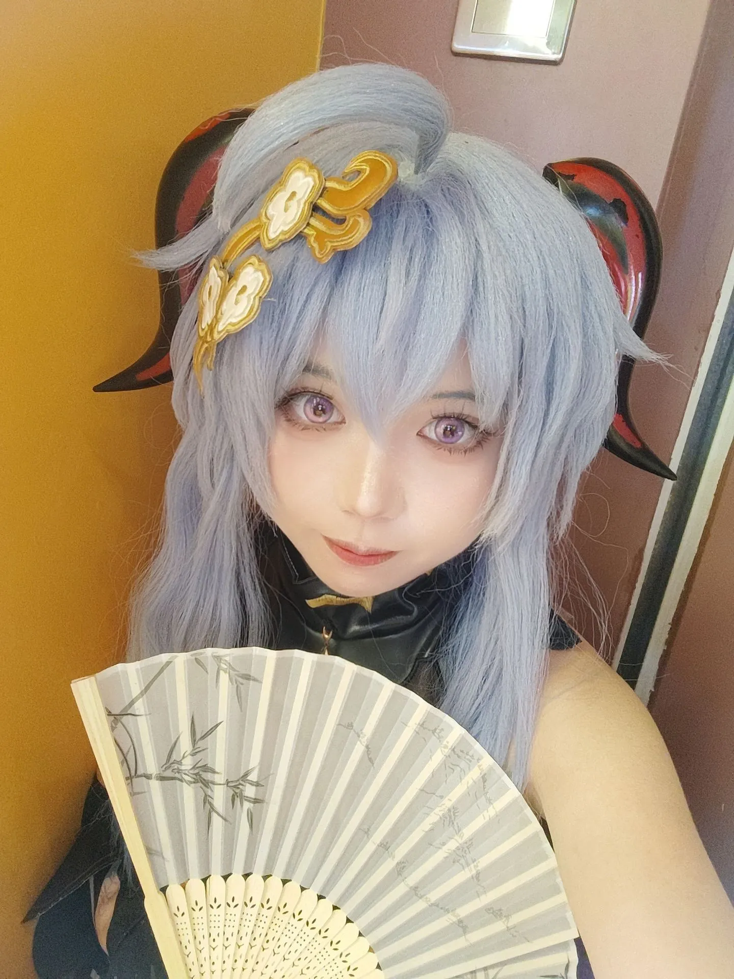 【甘雨cos】原神海灯节旗袍实拍与穿搭细节体验 - 第 1 张