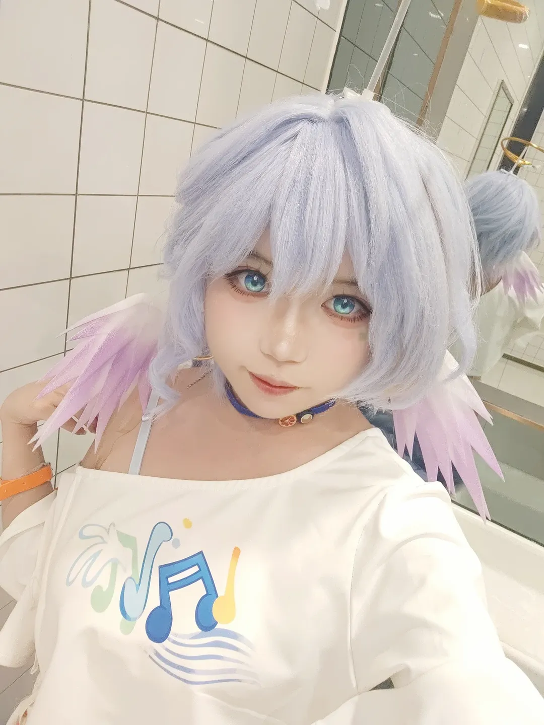 【知更鸟cos】崩坏星穹铁道 妆造细节与色彩分享