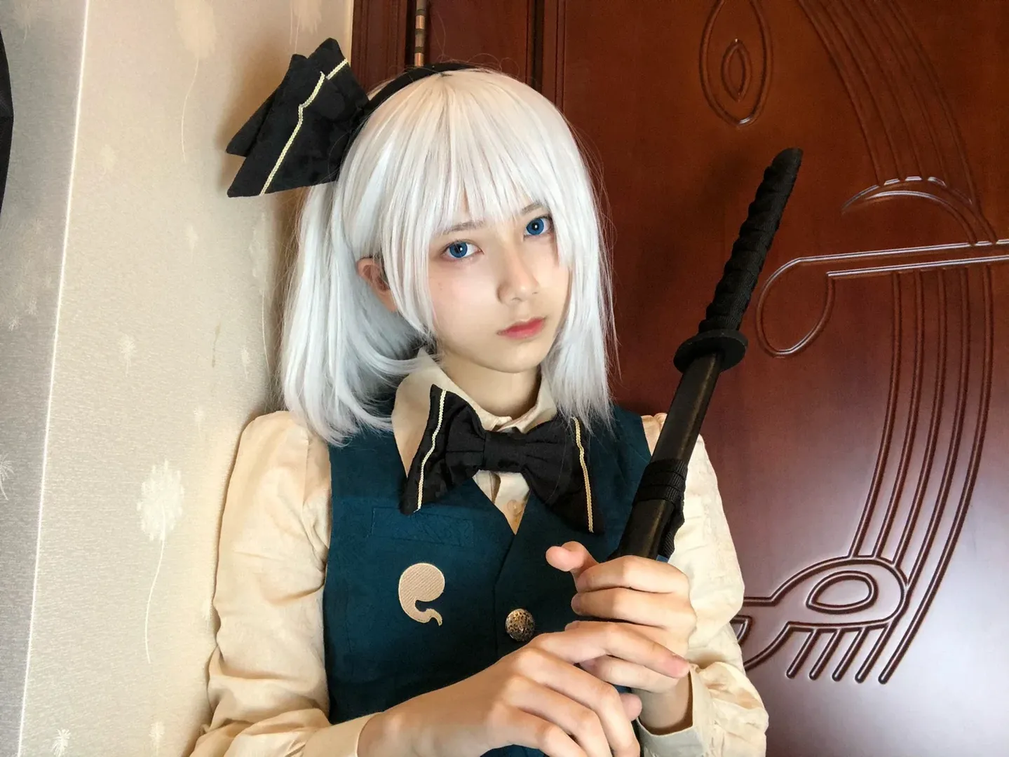 【魂魄妖梦cos】东方Project里的庭师，半人半灵质感呈现 - 第 2 张