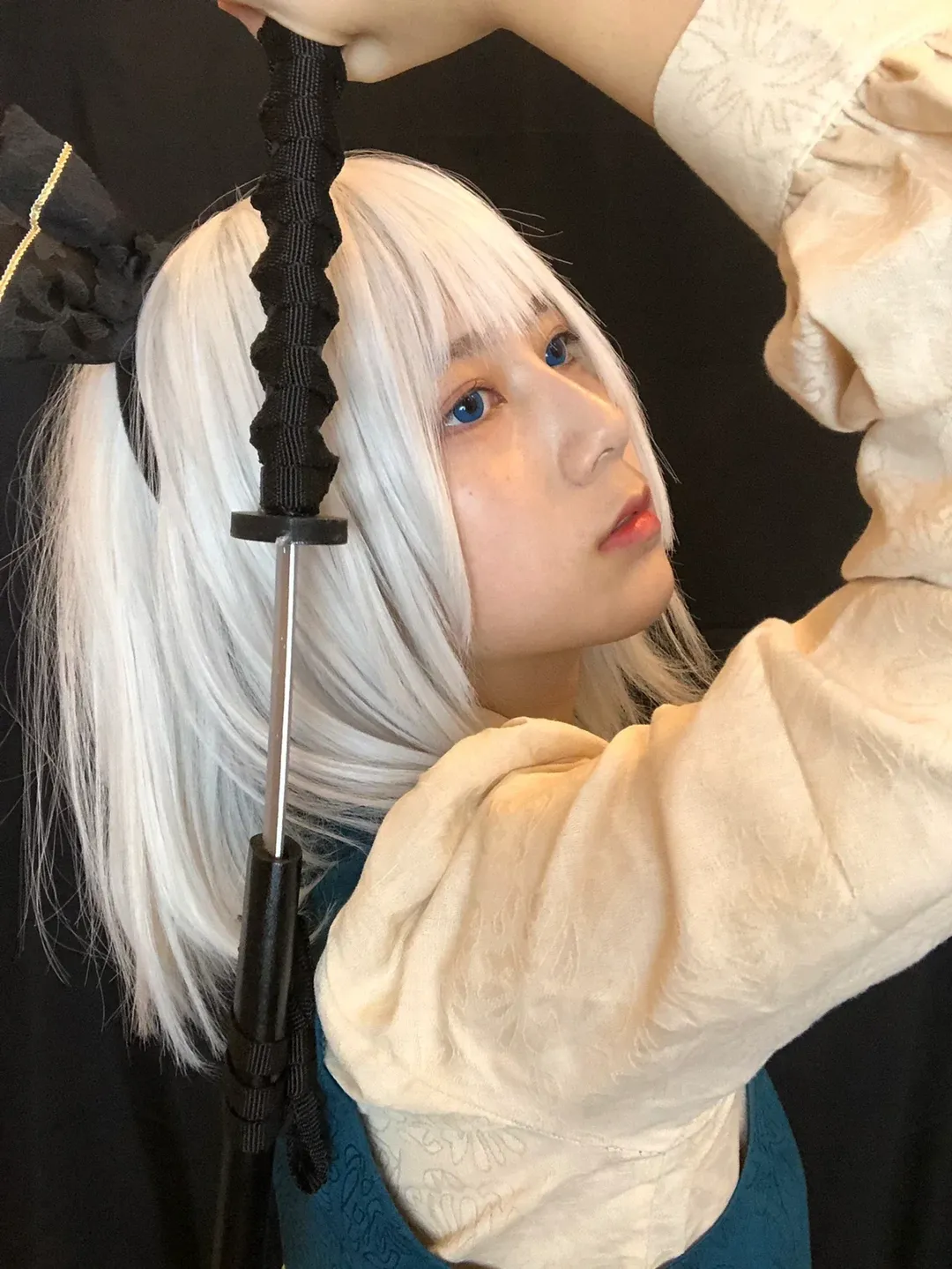 【魂魄妖梦cos】东方Project里的庭师，半人半灵质感呈现 - 第 4 张