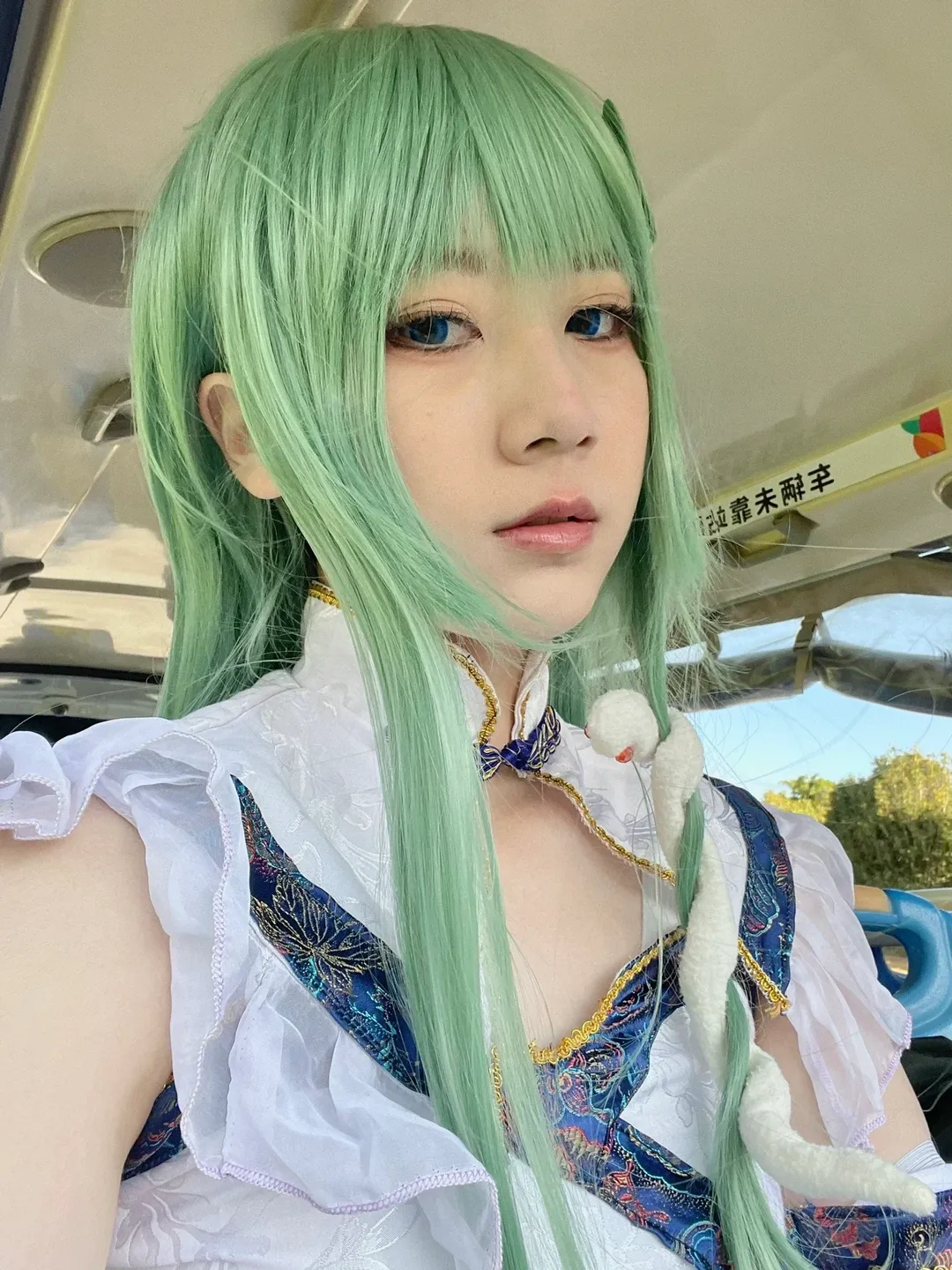 【东风谷早苗cos】风的形状，在洱海边定格 - 第 3 张