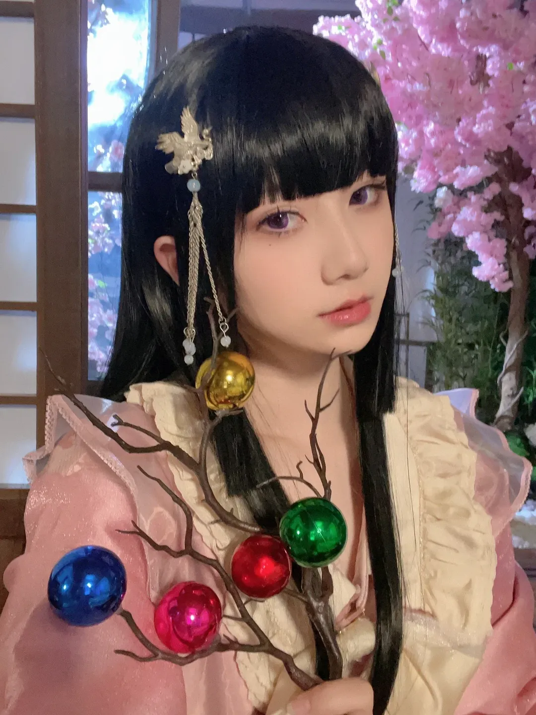 【蓬莱山辉夜cos】东方project的庭院实拍分享 - 第 1 张