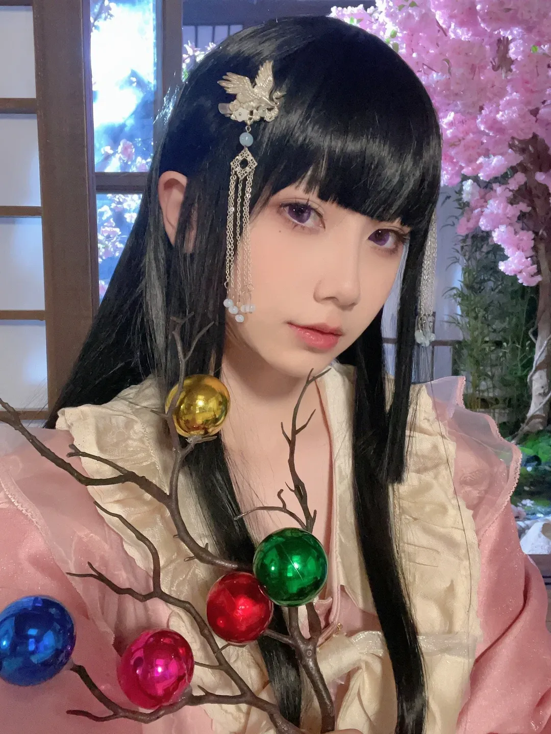 【蓬莱山辉夜cos】东方project的庭院实拍分享 - 第 2 张