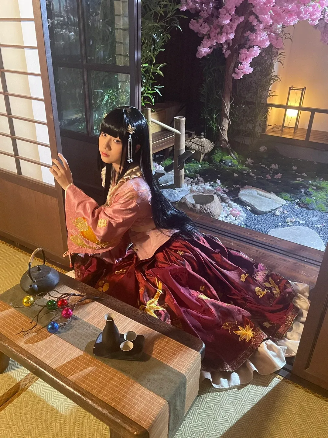 【蓬莱山辉夜cos】东方project的庭院实拍分享 - 第 5 张