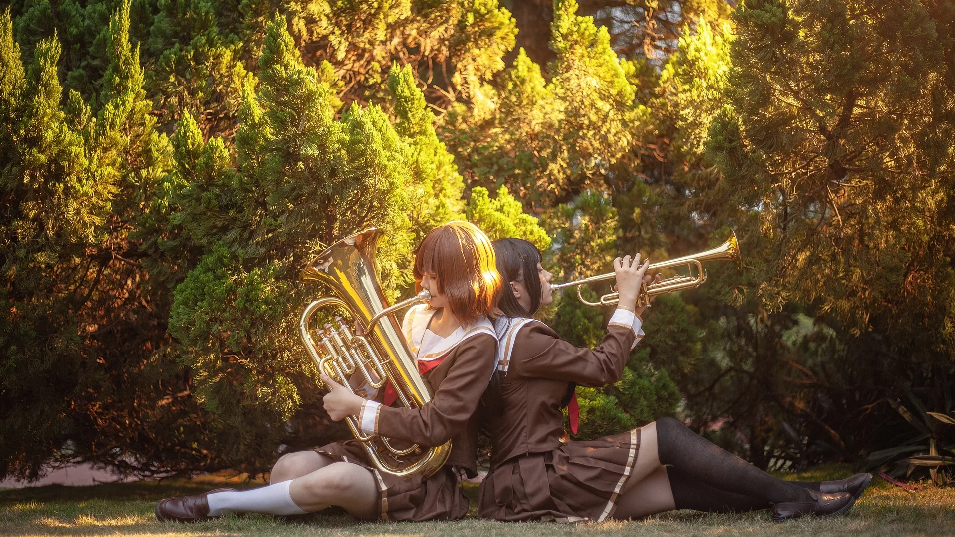 【吹响吧上低音号】复古水手服与铜管乐器的光影碰撞 - 第 5 张