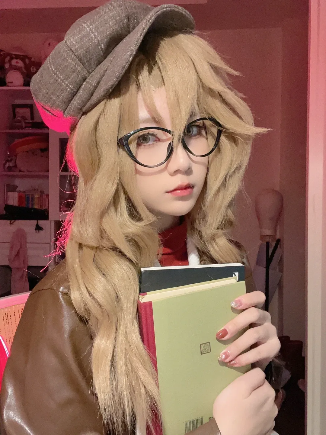 【梅兰妮cos】重返未来1999，从复古学者到红手套的华丽转身 - 第 3 张