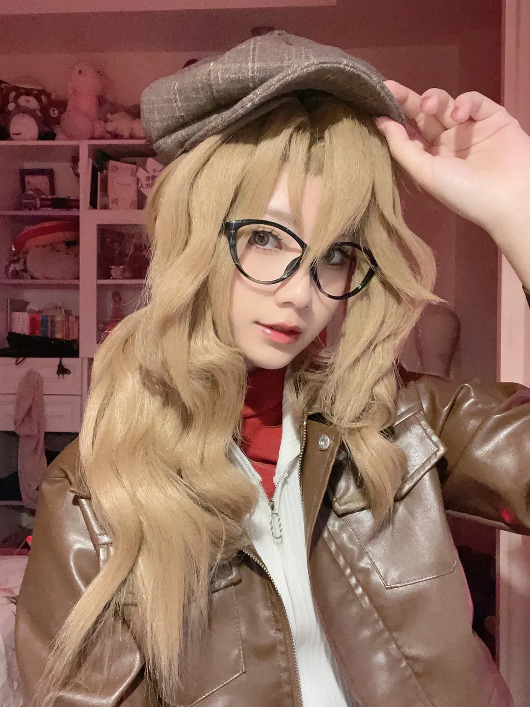 【梅兰妮cos】重返未来1999，从复古学者到红手套的华丽转身 - 第 4 张