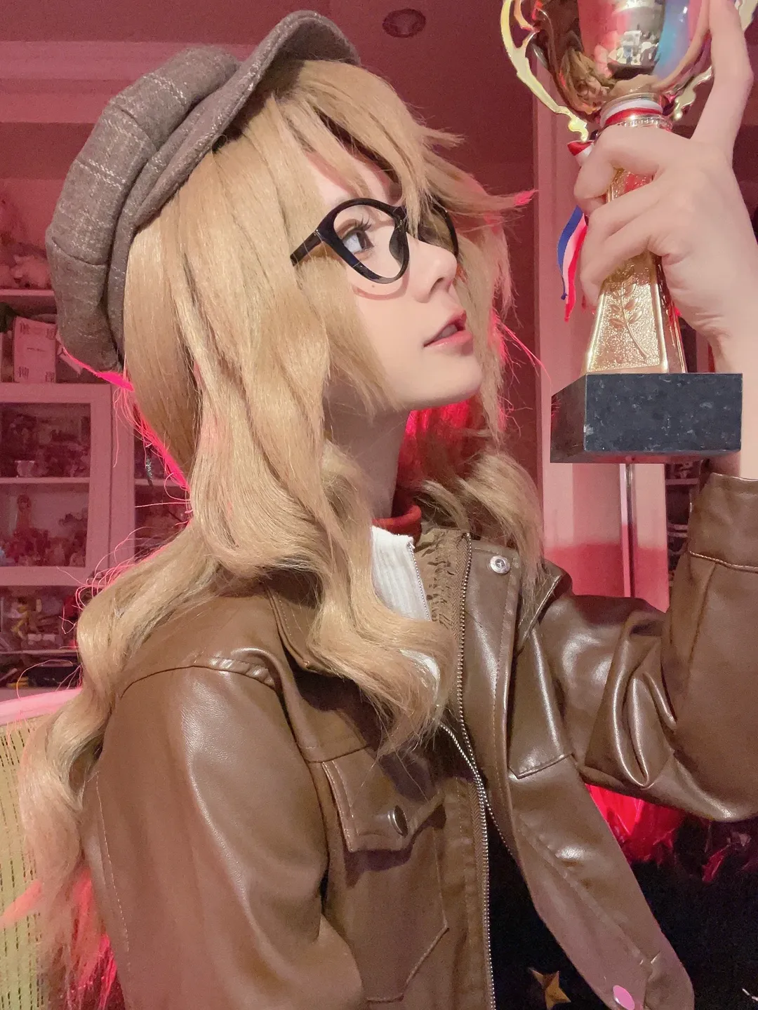 【梅兰妮cos】重返未来1999，从复古学者到红手套的华丽转身 - 第 5 张