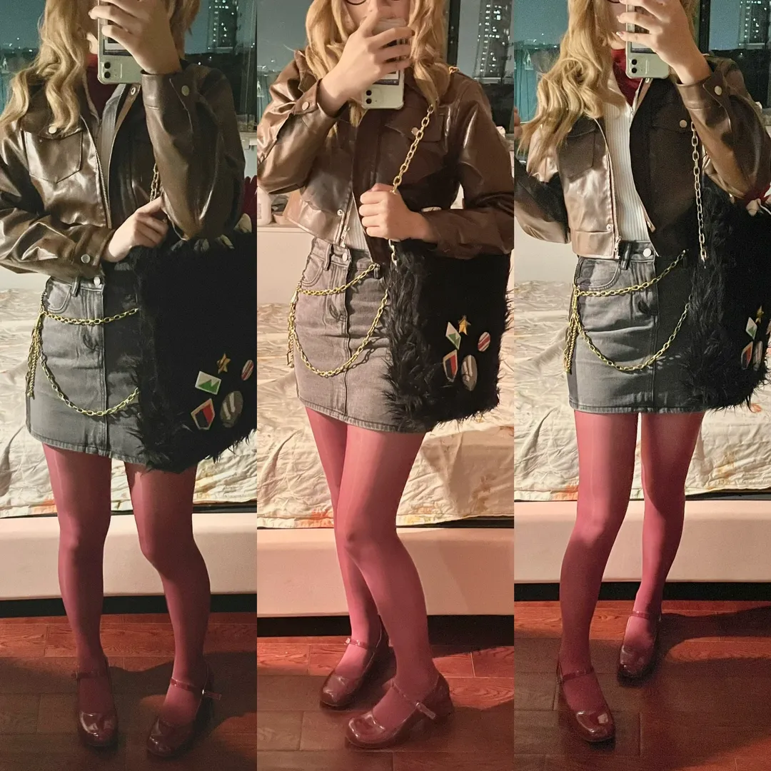 【梅兰妮cos】重返未来1999，从复古学者到红手套的华丽转身 - 第 7 张