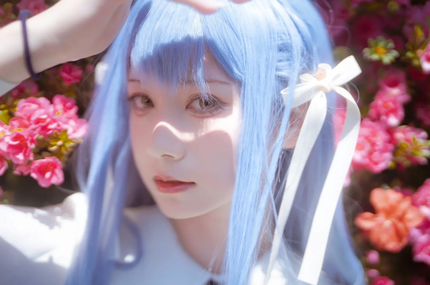 【豊川祥子 コスプレ】春の屋上庭園での出会い - 17 枚目