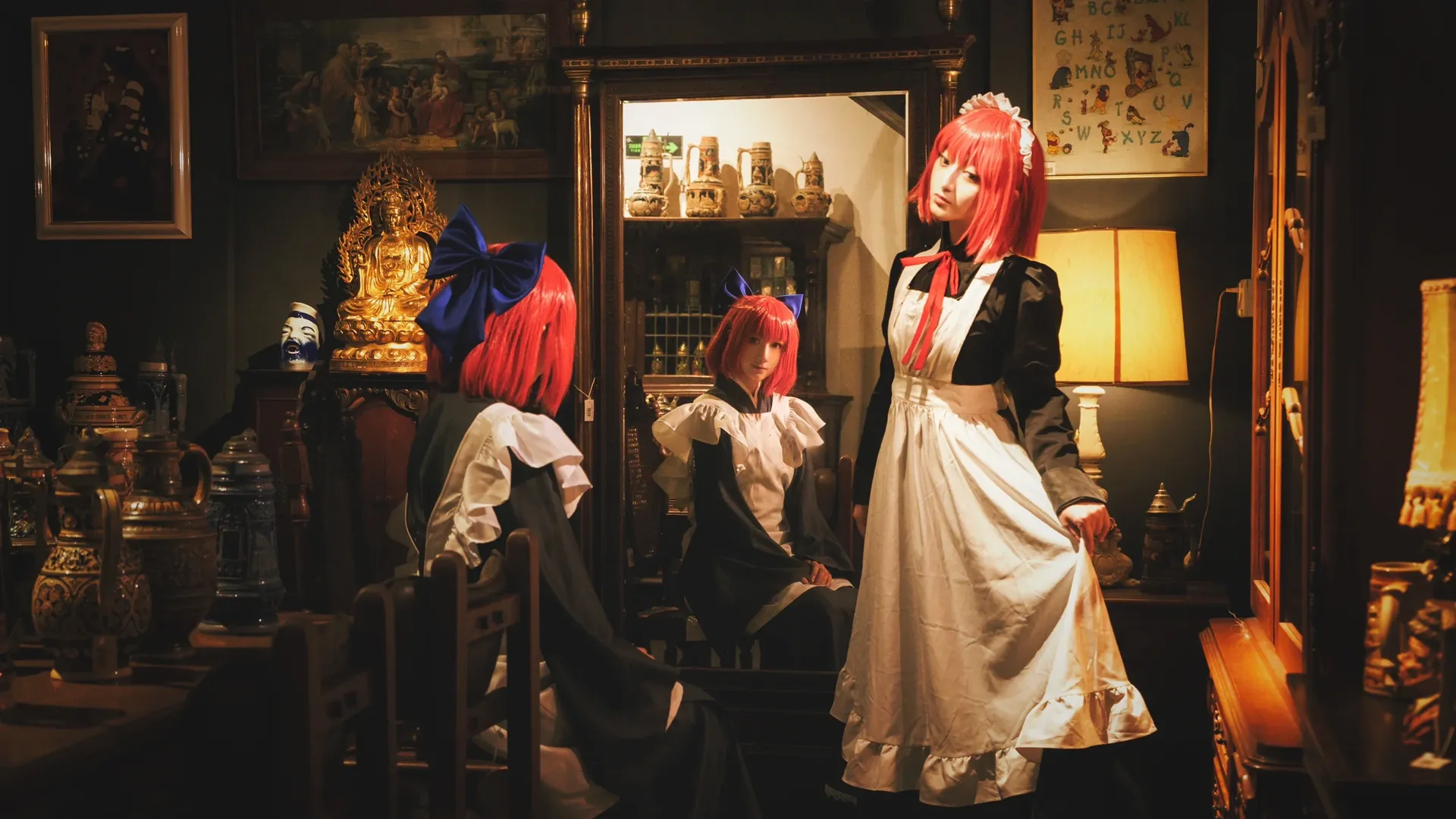 【月姬cos】巫净琥珀与巫净翡翠的远野宅邸日常 - 第 12 张
